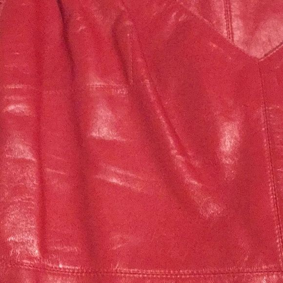 Valentino leather red dress - Picture 9 of 15
